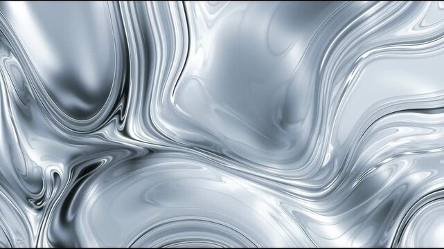 Colorful oil swirls with a shiny look move slowly, creating shapes across a flat surface at a close range.