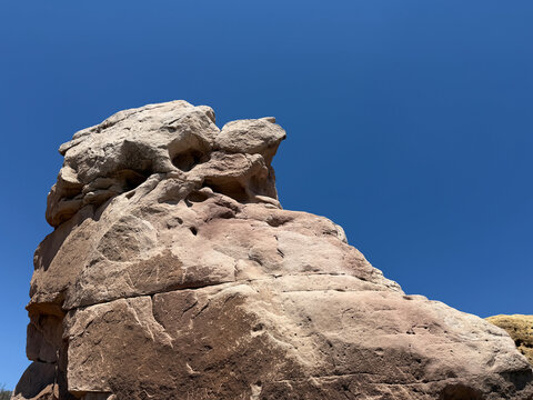 NM Cerillos Rock Monument Outcrop 2026