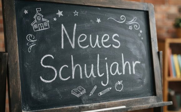 Neues Schuljahr Tafelbeschriftung Einschulung Schulanfang fur Bildung und Schueler