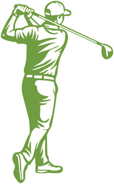 Golf icon design
