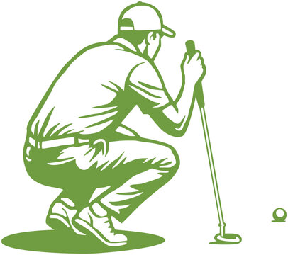 Golf icon design
