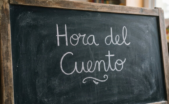 Hora del Cuento en la Pizarras, lectura infantil, educacion preescolar, cuentacuentos, aprendizaje