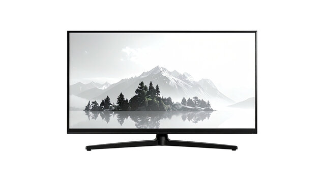 Displaying mountain scene on a modern television