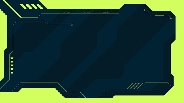 Abstract  retro sci-fi background with cyberpunk style design