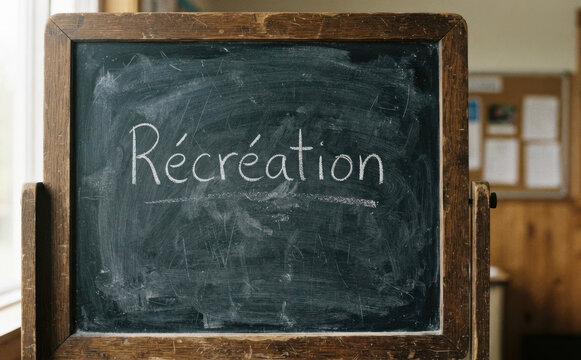Recreation ecriture tableau noir ecole cour recreation educationapprentissage classe