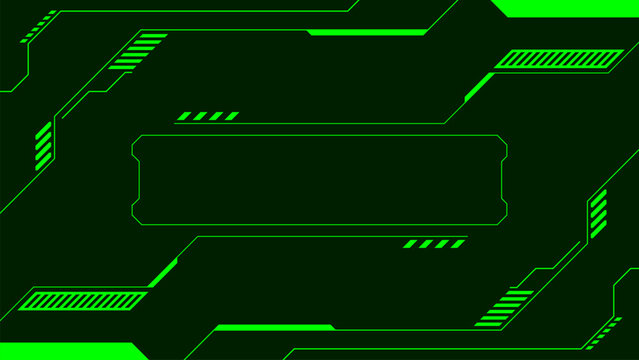 Abstract hi tech horizontal retro futuristic and sci-fi with cyberpunk style design