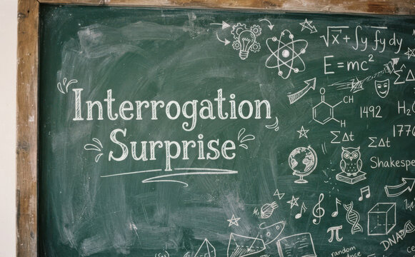 Interrogation Surprise, concept d'evaluation scolaire, test de connaissances en classe
