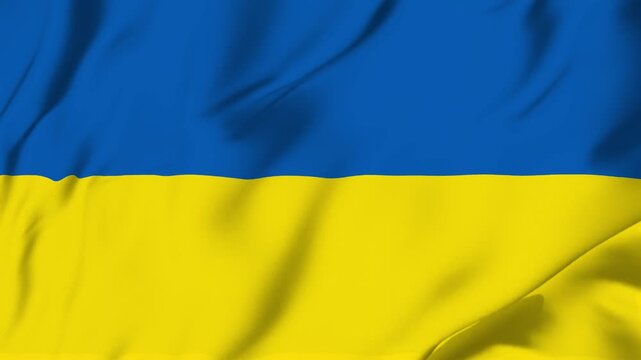 Ukraine country waving flag looping seamless for identity news politics sports campaign background