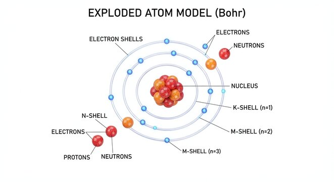 3d object, isometric view, isolated white background, exploded view, concept art, graphic resource, object, part, inside, Disassembly, render, illustration, Separate pieces, diagram, atom