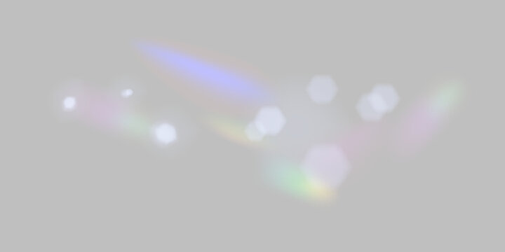 Soft Pastel Bokeh Lights on Light Gray Background.