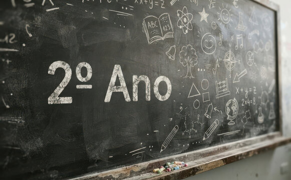 2 Ano Lousa Escolar Conceito de Educacao e Ensino Fundamental para Projetos Didaticos