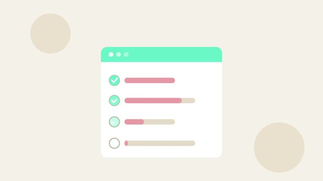 Planner checklist tasks checking off in a fresh start flow