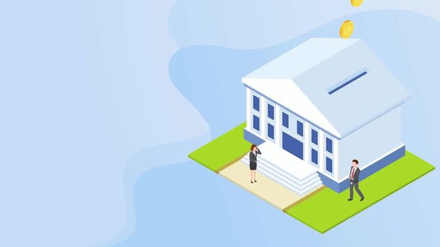 house on a white background