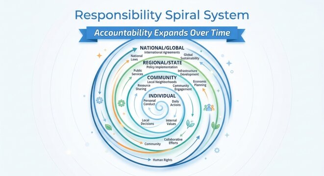 Responsibility Spiral System: Accountability Expands Over Time