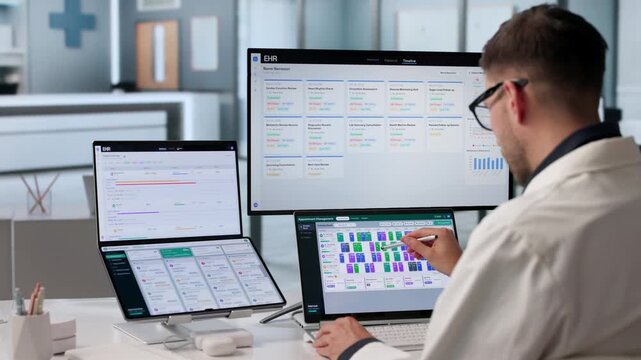 Physician Efficiently Manages Patient Appointments