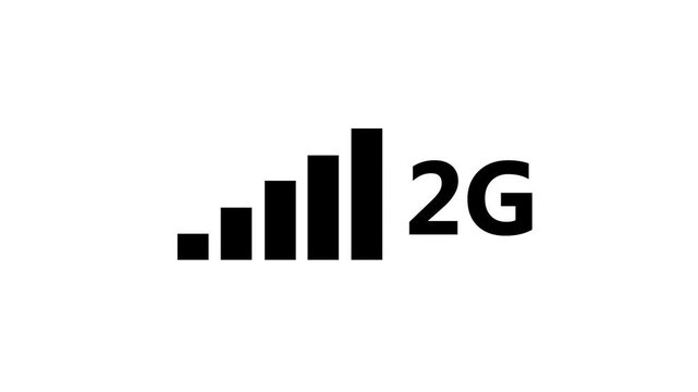 Mobile Network Signal Strength Animation