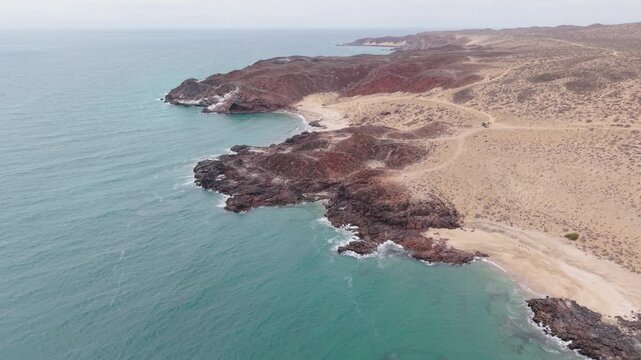 Enjoy free camping and boon docking in the dunes of Baja California near Guerrero Negro by the ocean.