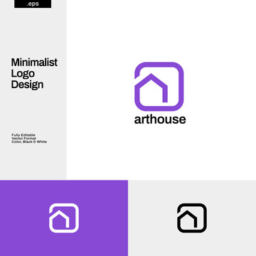 Simple Minimalist Realty Business Logo Design