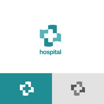 Medical Cross Business Logo Design Template