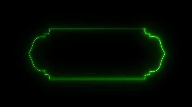 Frame in Arabic Muslim design for Ramadan Kareem. mosque gate shape isolated on background on Motion Graphics Animation Concept..