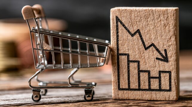 Declining demand shows how sales and customer interest weaken over time because of outdated offerings, technological change, or evolving market conditions.
