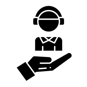Customer Care Glyph Icon