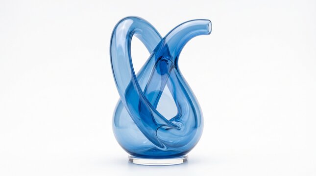 Glass klein bottle sculpture 