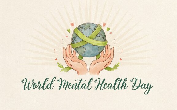 Promoting global awareness and support for mental wellbeing celebrating world mental health day together