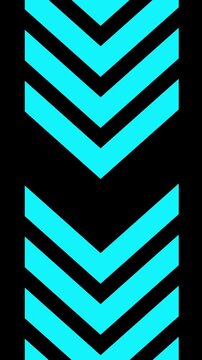 Animated arrow indicate slide to down. Arrow sign. swipe icon video animation. directional arrow loop, direction arrow line loop animation. blinking arrow navigation. arrow loop animation 4k