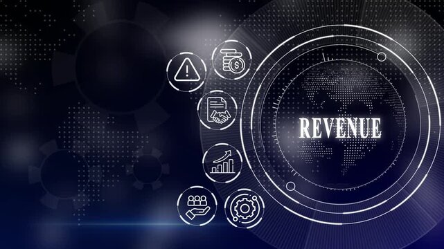 Modern digital icons with network security concept