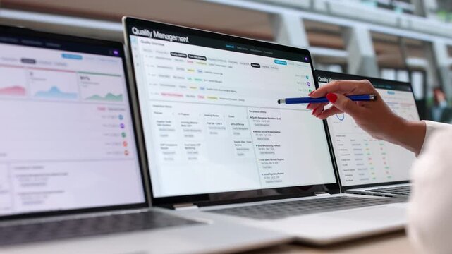 Quality Manager Reviews Software Dashboard