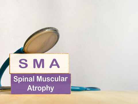 Spinal Muscular Atrophy SMA Awareness and Medical Research Concept