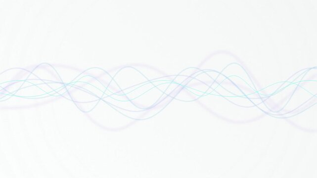 Overlapping sine waves oscillate across the screen in a seamless loop