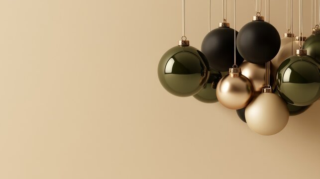 Ultra-modern minimalist Christmas decoration