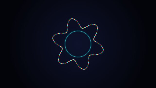Dynamic Converging Particle Swarm Assembling Cyber Logo Reveal 4K UHD