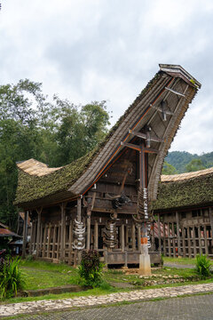 Traditional Tongkonan Toraja house, Sulawesi, Indonesia