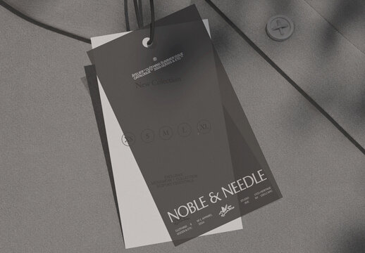 Fashion Tags Mockup