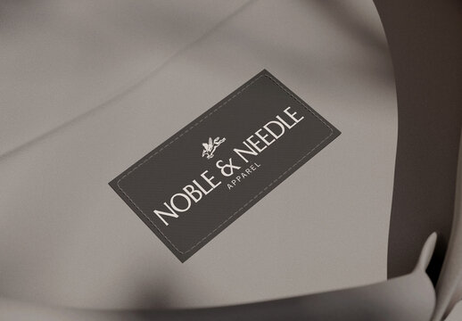 Woven Label Mockup