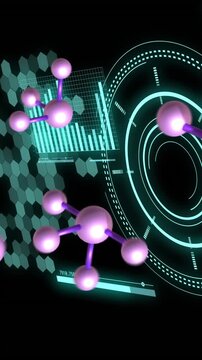 Animation of molecules and scientific data processing
