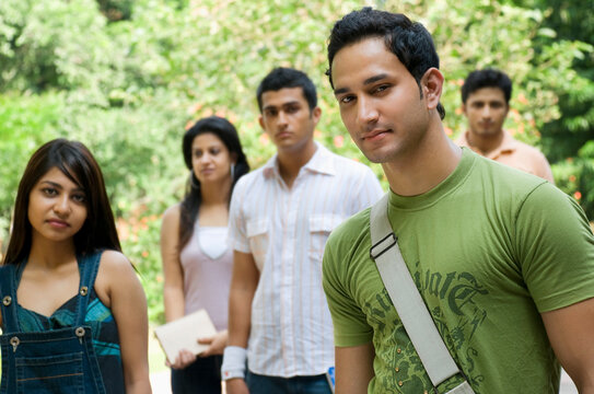 Group of college students 
