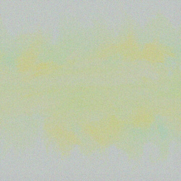 Abstract yellow pixel cloud shape on a grey background