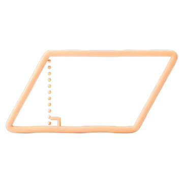 cute clay parallelogram