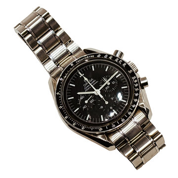【OMEGA】オメガ_Ref 3572.50 _スピードマスター_プロフェッショナル_クロノグラフ_機械式腕時計　透過背景