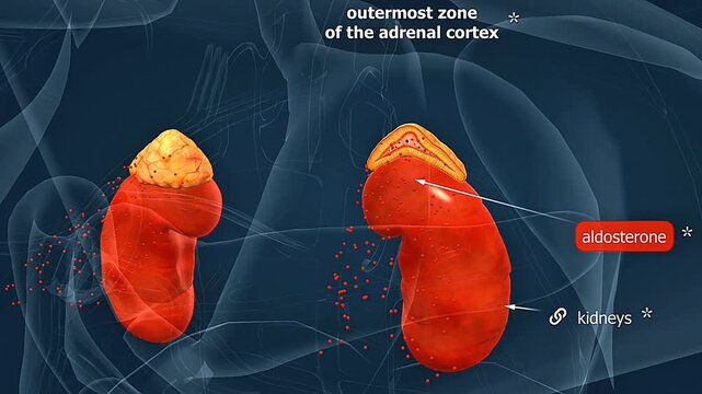 Outermost zone of the adrenal cortex