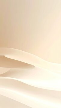 Serene abstract flowing dunes in soft golden light.