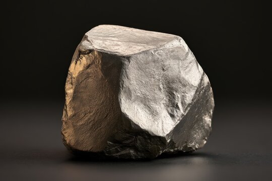 Freshly Cut Rubidium Metal Surface with Bronze Toned Luster