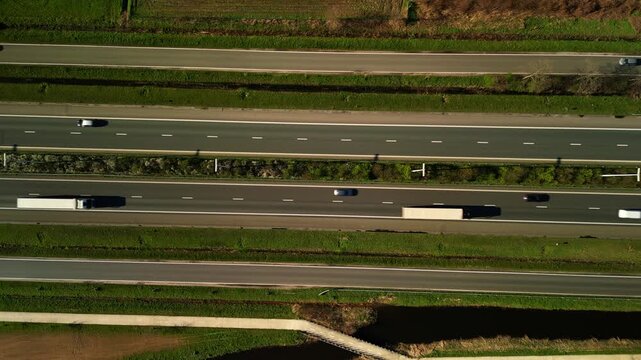 Belgium&rsquo;s E34 Highway seen from above
