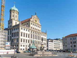 Obraz premium Augsburg Town Hall