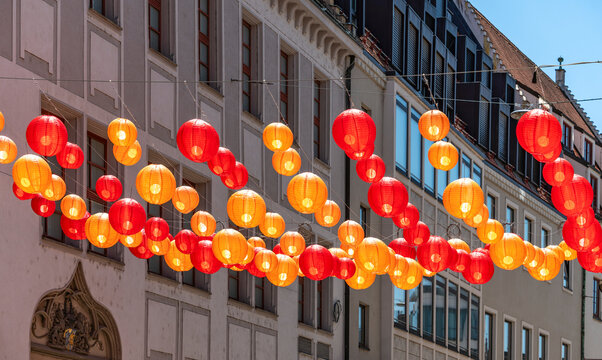 Lampions in Augsburg