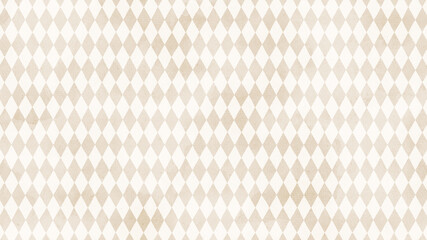 Analog textured light beige argyle check pattern background © TYAK_FACTORY